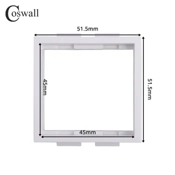 Coswall стеклянная панель розетка