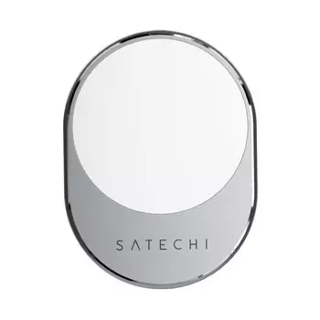 Автодержатель с беспроводной зарядкой Satechi Magnetic Wireless Car Charger Серый ST-MCMWCM