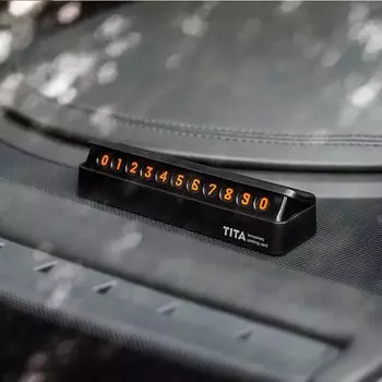 Автовизитка Bcase Tita Temporary Parking card Черная bcase tita bk