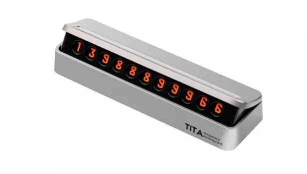 Автовизитка Bcase Tita Temporary Parking card Серебро bcase tita sr