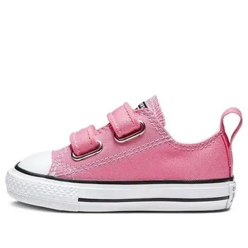 Кроссовки chuck taylor 2v canvas low top pink/red Converse, розовый