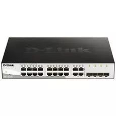 Коммутатор D-link DGS-1210-20/F1A 16x10/100/1000Mbps, 4xSFP, WebSmart, 19"