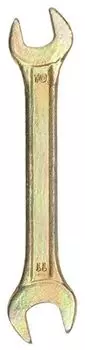 Ключ рожковый Rexant 12-5824-2 10х11мм, желтый цинк