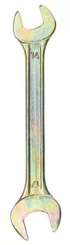 Ключ рожковый Rexant 12-5829-2 14х17мм, желтый цинк