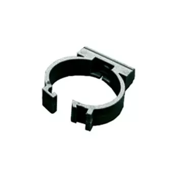 Клипса Ecoplast 41616BL CFC16G с защелкой для труб D16мм, цвет чёрный (100шт)