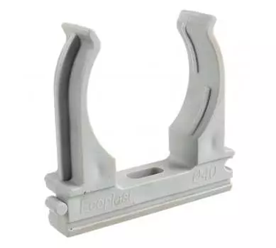Клипса Ecoplast 41740-10HF CF40G, без галогена, для труб D40мм (10шт)