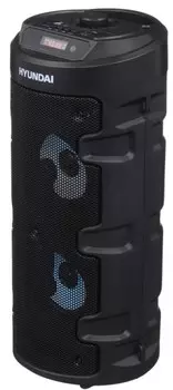 Колонка портативная Hyundai H-MC160 черный 50Вт FM USB BT SD/MMC, 1098376