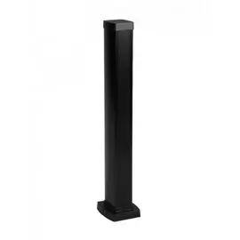 Колонна Legrand 653005 Snap-On мини алюминиевая с крышкой из пластика 1 секция, высота 0,68 метра, цвет черный