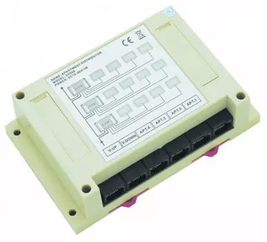 Коммутатор AccordTec AT-VD 621 WH вызывных панелей аналоговый. Белый. Совместим с многоквартирной системой Accordtec.