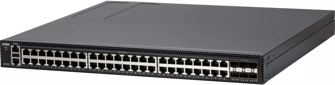 Коммутатор Aten ES0154P-AX-G 54-портовый гигабитный управляемый сетевой уровня 2+ c функцией PoE