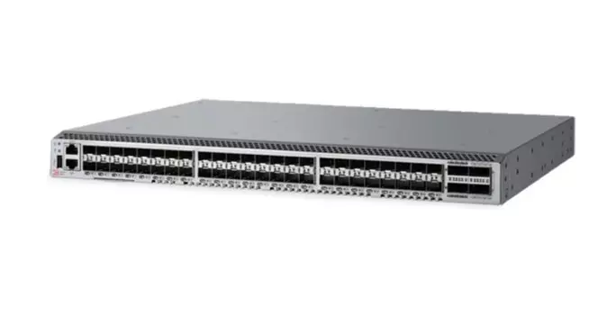 Коммутатор Brocade G620 FC, 64 ports/24 active, 24*32G SWL SFP+ transceivers, 2 RPS, port-side exh, rails, EntBndl gratis, FOS notupgradable (DS6620B,