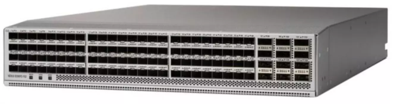 Коммутатор Cisco N9K-C93360YC-FX2 Nexus 9300 w/ 96p 1/10/25G, 12p 100G, MACsec capable