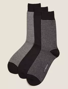 Носки высокие из модального хлопка пима (3 пары)
