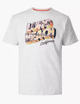Мужская футболка с логотипом Long Beach