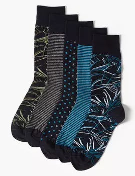 Носки мужские Cool &amp; Freshfeet™ с преобладанием хлопка (5 шт)