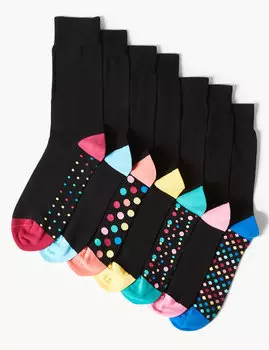 Носки мужские в яркий горошек с технологией Cool &amp; Freshfeet™ (7 пар)