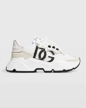 Беговые кроссовки Daymaster из смешанной кожи Dolce&Gabbana, цвет White