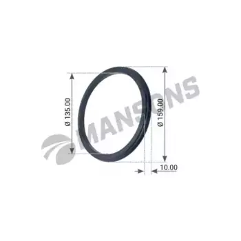 сальник ступицы! 135x159x10mm\ BPW ECO 10-12t GR131 MANSONS