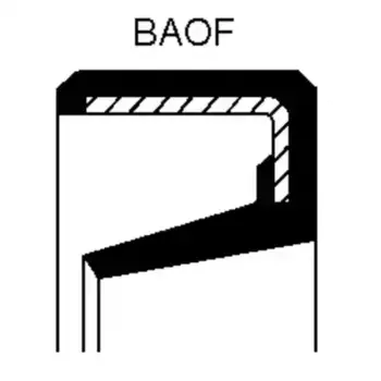 сальник выжим. вала !сцепления 32x55x6/9 \Volvo F12(314000>)/FL10/FH/FM 010 343 47B CORTECO