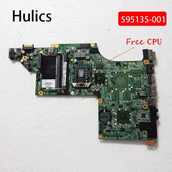 Hulics б/у 595135 -001 ДЛЯ HP PAVILION DV6 DV6-3000 DV6Z-3000 Материнская плата ПК для Pavilion DA0LX8MB6D1
