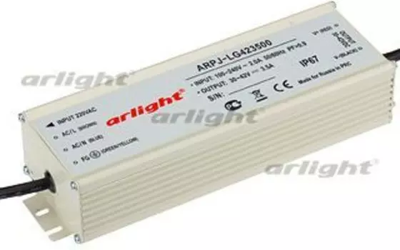 Блок питания ARPJ-LG423500 (150W, 3500mA, PFC) Arlight 016805