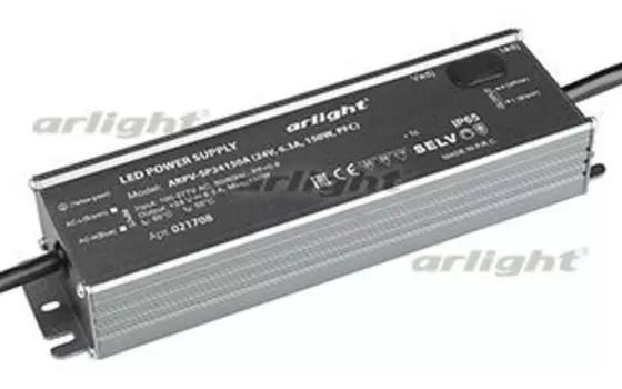 Блок питания ARPV-LG24150-PFC-ADJ-S (24V, 6.3A, 150W) Arlight 021708
