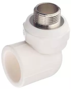 Valtec, 32х3/4″ наружная резьба Уголок полипропиленовый комбинированный