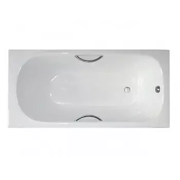 Ванна чугунная Byon 13 с ручками 1500х700х420 мм