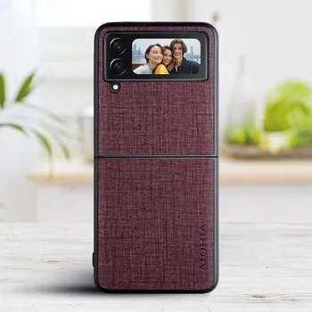 Удобный тканевый чехол с защитой от царапин для Samsung Galaxy Z Flip 3 Flip4 Flip 4 5g Flip3 матовый противоударный складной чехол for Samsung Z Flip3 зелёный