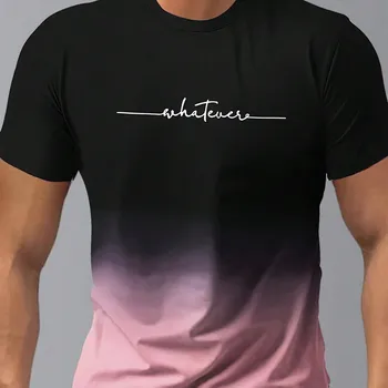 Мужская летняя футболка с градиентным принтом Manfinity Homme S