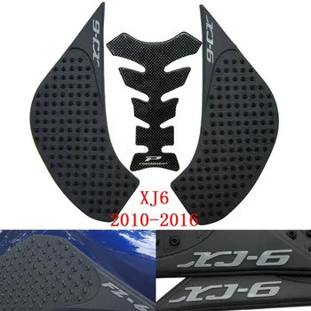 Для Yamaha XJ6 XJ-6 2010 2011 2012 2013 2014 2015 2016 Защитная противоскользящая накладка на бак из волокна, боковая тяга, наклейка 3 м
