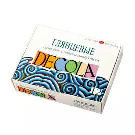 Набор акрила "Decola" 12 цв*20мл глянцевый