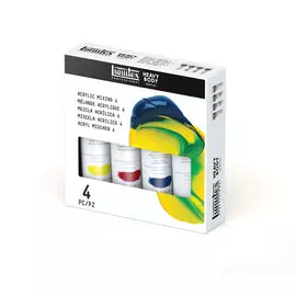 Набор акрила Liquitex "Acrylic Mixing" 4 цв*59 мл