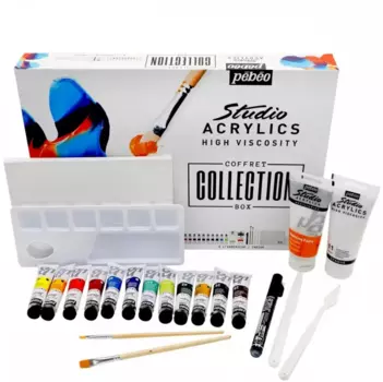 Набор акрила Pebeo "Studio Acrylics" 12 цв* 20 мл