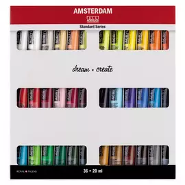 Набор акрила Talens "Amsterdam" Standart 36 цв*20 мл
