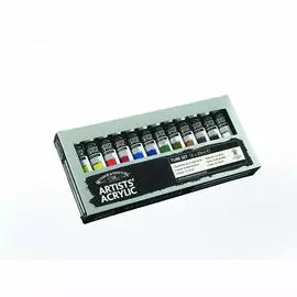 Набор акрила Winsor&amp;Newton "Artists" в тюбиках, 12х20 мл, в картонной коробке
