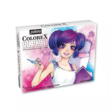 Набор акварельных красок Pebeo "Colorex" 10*20 мл Manga +3 пипетки