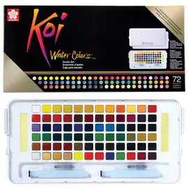 Набор акварельных красок Sakura "Koi" 72 цвета