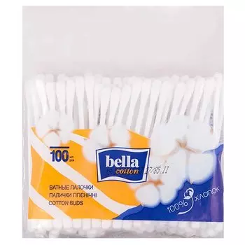 Bella Cotton Ватные палочки пакет 100 шт