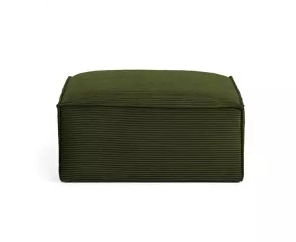 Пуф для ног Blok зеленый вельветовый 90 x 70 cm