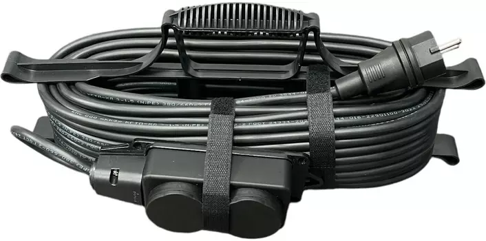 Удлинитель силовой iTOK i-CONNECT-SUR-PVS-325-2-44-15 тип SUR серии iCONNECT на рамке с заземлением ПВС 3х2,5 мм 2 гнезда IP44 ГОСТ 15 м