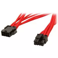 Удлинитель GELID CA-8P-04 8-pin EPS, 30см, индивидуальная оплетка, красный