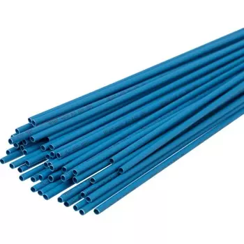 Трубка термоусадочная Rexant 20-1005 ТУТ нг 1,0/0,5мм, синяя, упаковка 50 шт. по 1м