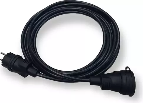 Удлинитель силовой iTOK i-CONNECT-COLOR-SUR-PVS-210-1-44-15-BLACK тип SUR серии iCONNECT COLOR на рамке без земли ПВС 2х1 мм 1 гнездо IP44 ГОСТ цвет ч