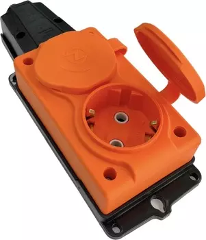 Удлинитель силовой iTOK i-CONNECT-COLOR-SUR-KG-315-3-54-30-ORANGE тип SUR серии iCONNECT COLOR на рамке с заземлением КГтп-ХЛ 3х1,5 мм 3 гнезда IP54 Г