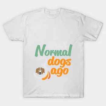 Футболка женская I Was Normal Dog Harajuku Print Kawaii футболка летняя женская футболка с коротким рукавом топ футболка S розовый