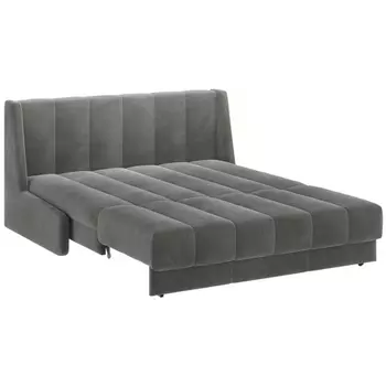 Кровать-диван прямой серый, 160 D1 Венеция AAA41323003 Premier 25 D1 furniture