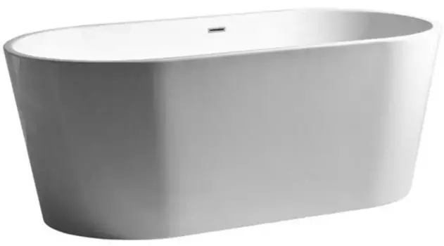Ванна акриловая «Abber» AB9203-1.4 140/70 с каркасом с сифоном белая