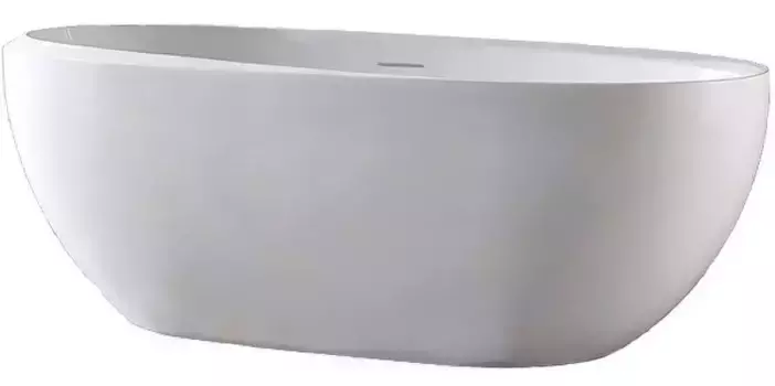 Ванна акриловая «Abber» AB9285 170/80 с каркасом с сифоном белая