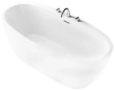 Ванна акриловая «Belbagno» BB404 170/80 с ножками с сифоном белая